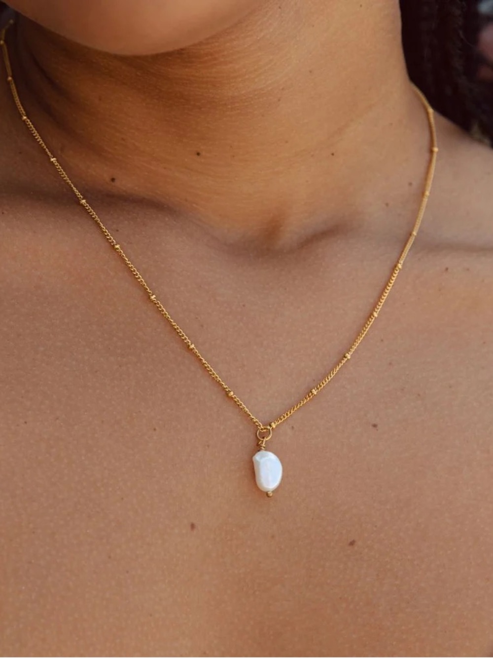Atolea BAROQUE PEARL PENDANT NWT